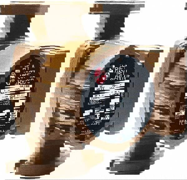 .17 hp, 1 Phase, Bronze Housing, Noryl Impeller, Inline Circulator Pump